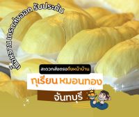 ทุเรียนหมอนทองแท้ ส่งตรงจากจันทบุรี ขนาด 4 กิโลกรัม จัดส่งฟรี มีรับประกัน เก็บเงินปลายทาง