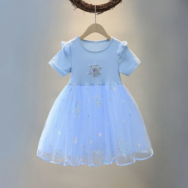 cc-cartoon-2023-frozen-fashion-children-39-s-baby-toddler-short-sleeve-dresses-3-9y