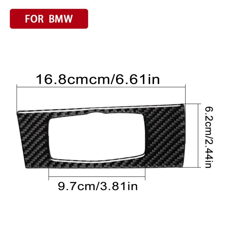 สติกเกอร์ตกแต่งสวิทช์ไฟหน้ารถคาร์บอนไฟเบอร์รูปลอกสำหรับ-bmw-e70-x6-e71อุปกรณ์ตกแต่งภายในรถยนต์2007-2014