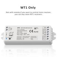 Tuya ที่หรี่ไฟ Led 12V 24V 36V Dc 2ch 10a Wifi อัจฉริยะ2.4G Rf รีโมทไร้สายหรี่ไฟ Ww Cw Cct ตัวควบคุม Wt1 Dimer