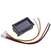 【LZ】✴  Dc 100v 1a 10a 50a 100a voltímetro amperímetro azul vermelho led amp digital dupla medidor de volt medidor de corrente de tensão do motociclo carro