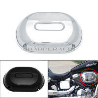 รถจักรยานยนต์ Chrome Air Cleaner Filter สำหรับ HONDA SHADOW SPIRIT VT750 DC 2001-2007หน้าต่างสีดำ2000-2007 OEM Protetcor Cap