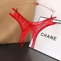 【CW】☾  Transparent Womens Panties Erotic Panty Hot G-String Bow Female Crotch Thongs Low-waist