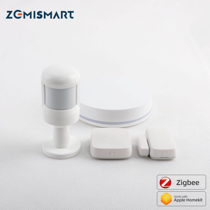 ZemiSmart HomeKit Zigbee Hub Smart Control PIR Sensor Door/Window