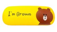 BROWN  YL   กล่องแว่นตา ลายการ์ตูน BROWN  (Glasses case) ลาย I  AM  BROWN   YELLOW น่ารัก น่าใช้งาน ผลิตจากวัสดุอย่างดี มีบริการเก็บเงินปลายทาง BY NPNN