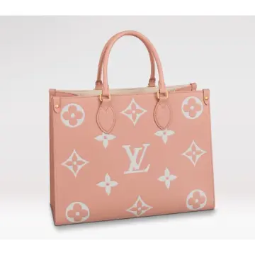 Louis Vuitton CarryAll PM Rose Trianon Pink/Creme Beige in