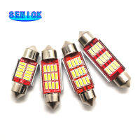 100ชิ้นพู่ห้อย C5W C An BUS ไม่มีข้อผิดพลาดแสงอัตโนมัติ12 SMD 4014 LED 31มิลลิเมตร36มิลลิเมตร39มิลลิเมตร41มิลลิเมตรภายในรถโดมโคมไฟอ่านหลอดไฟสีขาว12โวลต์