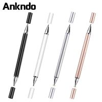 ANKNDO 2 In 1ปากกาโทรศัพท์แอนดรอยด์,ปากกา Stylus สากลสำหรับ Xiaomi Samsung ปากกาโทรศัพท์แอนดรอยด์ปากกาโต๊ะวาดรูปปากกาคาปาซิทีฟ