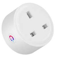 1 Piece Tuya Zigbee Smart Socket Home Powers Monitor Powers Outlet 16A Smart Life Voice Control Alexa Timing UK Plug