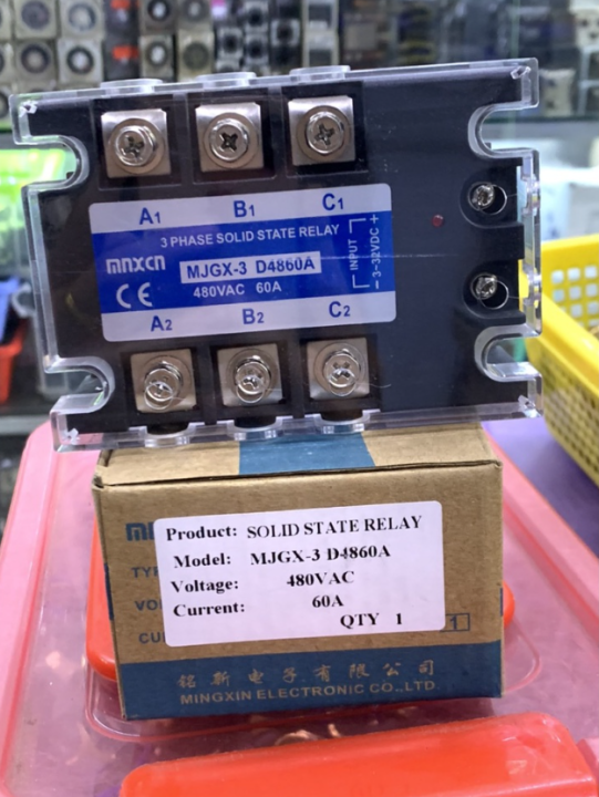 SSR 3 Pha MJGX-3 MJGX3 Rơ Le Bán Dẫn 3 Pha 40A 60A 100A 120A 200A Hiệu ...