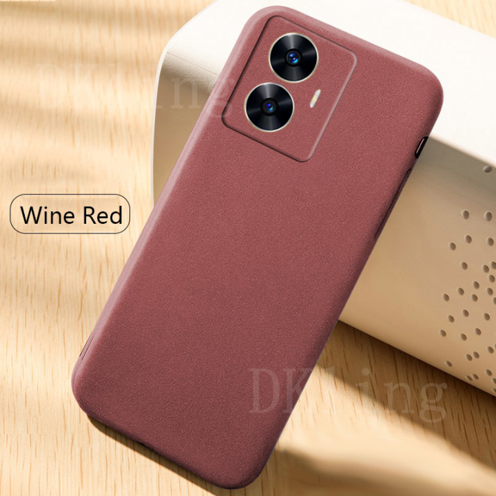 เคสใส่โทรศัพท์สำหรับ-realme-c55-c55nfc-กันกระแทกแบบนิ่มซิลิโคนผิวแมตต์เคสมือถือ-realme-c55-nfc-ให้ความรู้สึกฝาหลัง-realme-c55ผิวกันชน