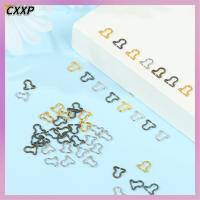 CXXP 20pcs ของเล่นเด็กผู้หญิง อุปกรณ์เย็บผ้า สไตล์น้ำเต้า ปุ่มเข็มขัดตุ๊กตา อุปกรณ์เสริมกระเป๋ากางเกง หัวเข็มขัดตุ๊กตา หัวเข็มขัดโลหะ