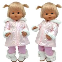 40cm Baby Dolls Clothes Winter Coat Nenuco Doll Clothing Ropa Y Su Hermanita Accessories