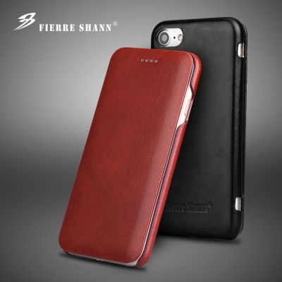 100 Genuine Leanther Flip Cover Case for 6S 7 8 Plus SE 2020 X XR XS 11 Pro Max 12 13 Built-in Magnet Real Leather Case