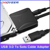 USB เป็นสายเคเบิล SATA 3 Sata เป็น USB USB อะแดปเตอร์แปลงสายสนับสนุน2.5หรือ3.5นิ้วหน่วยความจำภายนอก SSD อะแดปเตอร์ฮาร์ดไดรฟ์ HDD