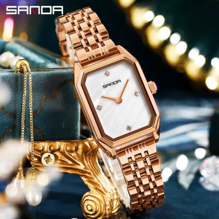 sanda-women-watches-vintage-rectangle-green-small-dial-watch-steel-strap-bracelet-casual-ladies-elegant-crystal-quartz-clock