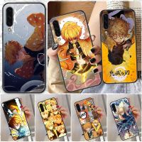 【cw】 Demon Slayer Agatsuma Zenitsu Phone Case For Samsung Galaxy A 10 12 20E 21S 30 32 40 50 51 52 70 71 72 5 6 7 2016 2018 black tpu