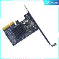 Shiwaki การ์ดขยาย4x Gen2x2 USB3.2 20Gbps Type E PCI-E สำหรับคอมพิวเตอร์พีซีเดสก์ท็อป