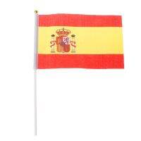 2023 New 5Pcs Spanish Hand Waving Flags Spain Crest Banners Sports Opening Outdoor Decor