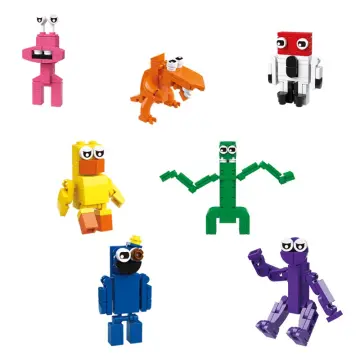7pcs Roblox Rainbow Friends Minifigure Funny Assembled Mini