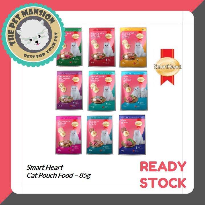 Smartheart Wet Food Pouch Cat Smart Heart (85g) | Lazada