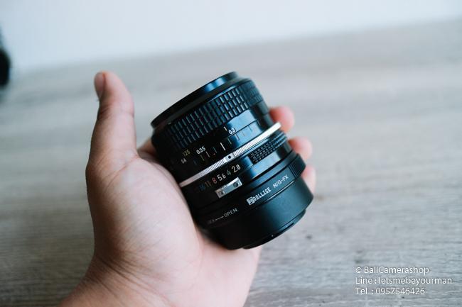 ขายเลนส์มือหมุน-nikon-nonai-24mm-f2-8-serial-500363-สามารถใส่กล้อง-fuji-mirrorless-ได้ทุกรุ่น