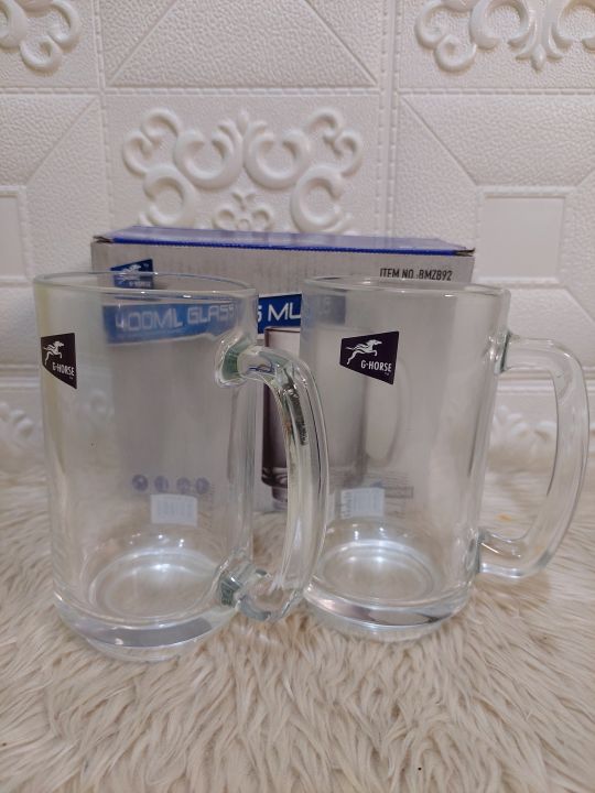 Glass Mug Set 400ml Lazada Ph 8332