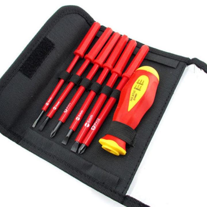 7 PCS Screwdriver Set, Professional Screwdriver Set With Bag, 3/4/5/6MM ...