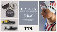 TYR Tracer-X Elite Racing Mirrored Adult Fit แว่นตาว่ายน้ำ