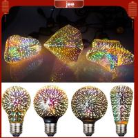 JEE 220V หลอดไฟ LED สีสันสดใสสำหรับงานแต่งงาน3D ดอกไม้ไฟลูกแก้วแสงโคมไฟส่องสว่างสไตล์แปลกใหม่เอดิสัน