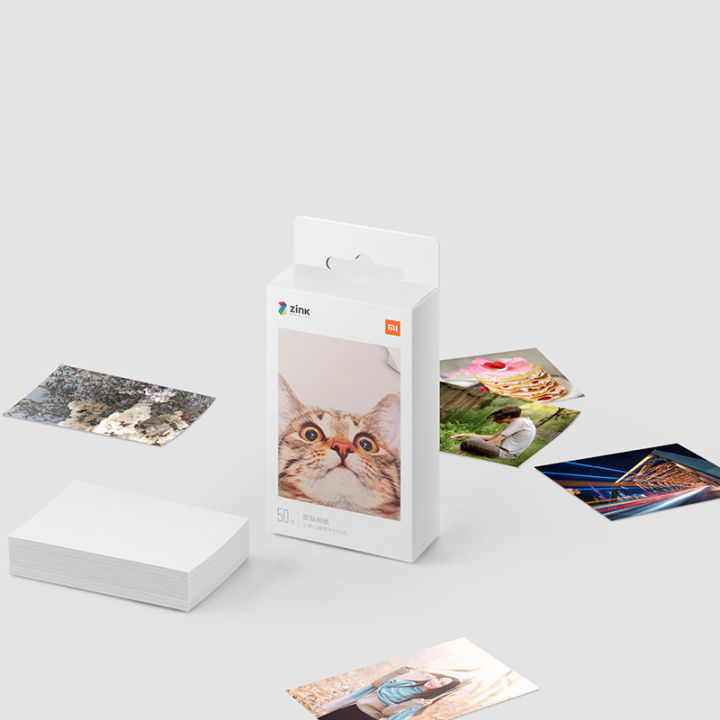 xiaomi-mi-portable-photo-printer-paper-2x3-inch-20-sheets-กระดาษถ่ายภาพ-กระดาษเครื่องปริ้นเสียวหมี่-xiaomi-photo-printer