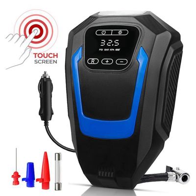 Tire Inflator Portable Air Compressor for Car Tire 12V Digital Touchscreen Air Pump for Motorcycle Tires