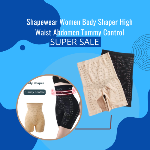 Beautyholics] Women's Shaper Body Trimmer Belly Slimming High Waist Panties  Tightening Shapewear Ladies Control Shorts Stretch Support Underwear Waist