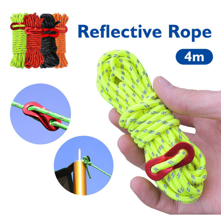 Tali Khemah Camping Rope Tent Rope with Adjuster Tali Flysheet ...