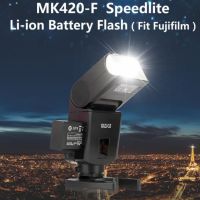 Meike MK420 TTL HSS 2.4GHz Lithium-ion Speedlite For FUJI  แฟลชกล้อง