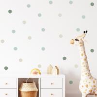 Boho Decor Polka Dot Wall Stickers Are Suitable for Girls Bedroom Wall Stickers for Bohemian Rainbow Kids Room Decorations