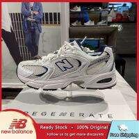 【 Original】 NB * 530ผู้ชายและผู้หญิงรองเท้าวิ่งรองเท้ากีฬาสีขาวเงิน2023 6MYL