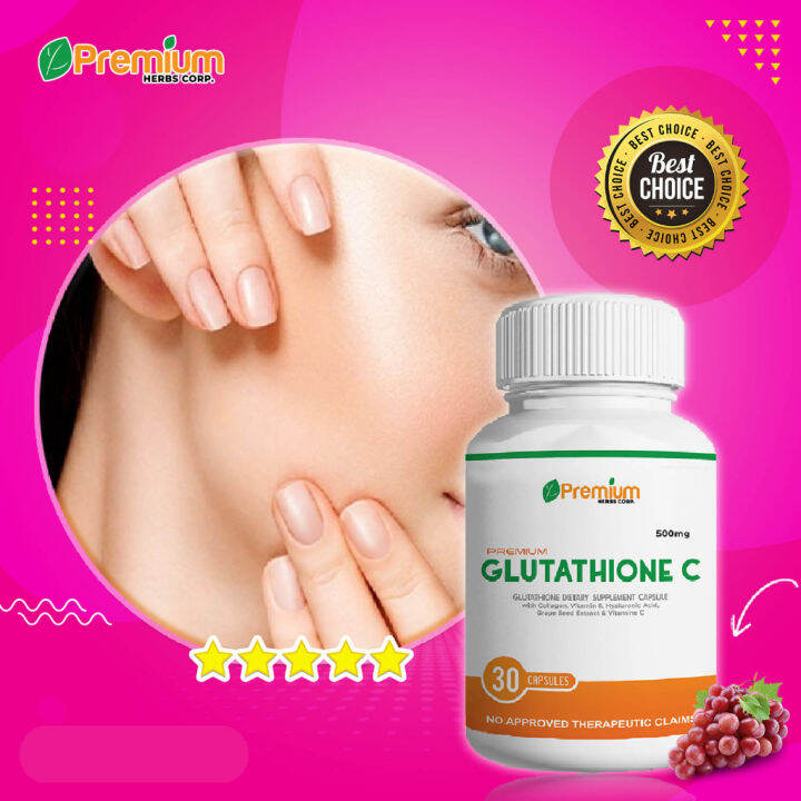 Premium Glutathione C 100orig.with Glutathione, Collagen,VitaminE& C