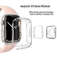 Transparent Case For Apple Watch All-inclusive Half-inclusive 38mm 42mm 40mm 44mm 45mm Smart IWatch Protective shell 76 5 Se 4