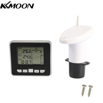 KKmoon Ultrasonic ถังน้ำ Liquid ระดับความลึกเมตรเซ็นเซอร์จอแสดงผล LCD