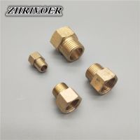 Copper M/F 1/8 1/4 3/8 1/2 3/4 BSP Male to Female Thread Brass Pipe Fitting Coupler Adapter Hex Pipe Connector Water Gas