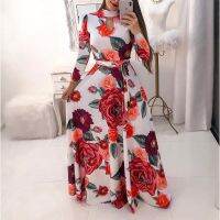 【HOT】♈﹉ Oversize Print Robe Vestidos Pullover S-５XL Streetwear Bandage