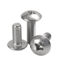 M3 Phillips Screws Big Truss Head Screw Stainless Steel Clout-Nail Mushroom Bolt Nails Screws  Fasteners