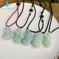 Natural Myanmar Emerald Lucky Pixiu Mens and Womens Jade Pendant Necklace Pendant Jewelry