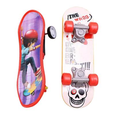 Finger Skateboard Maple Double Rocker Professional Bearing Fingertip Skateboard Creative Childrens Toy Gift Palm Skateboard clean