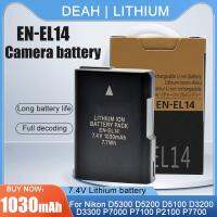 7.4V 1030mAh EN-EL14 EN-EL14A ENEL14 Camera Battery pack for Nikon D5300 D5200 D5100 D3200 D3100 D3300 P7000 P7100 P2100 P7700 ready stockagapi