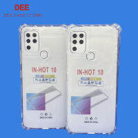 Case infinix เคส infinix Hot 10 หนา 1.5mm ตรงรุ่น แบบ TPU ใสเสริมขอบและมุมกันกระแทก ส่งไว จาก กทม