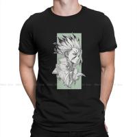 MenS Jambul Ngarep T Shirt Japanese Adventure Animation Dr Stone Cotton Clothing Unique Short Sleeve Round Collar Tees T-Shirts