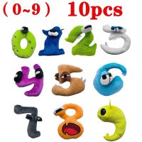 10Pcs New Number Lore Plush Toy Character Doll Kawaii Stuffed Animal Alphabet Lore Plushie Toys for Children Gifts 2023
