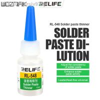 ▨ RELIFE RL-548 Flux Paste Tin Cream Thinner For PCB IC Parts Welding Soldering Gel Repair Tool Universal Solder Paste Dilution